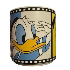 Donald Duck Disney Film Mug Cup Japan Mad Happy Clarence Nash Daisy Huey READ